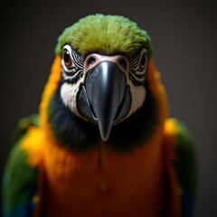 Close up of parrot.