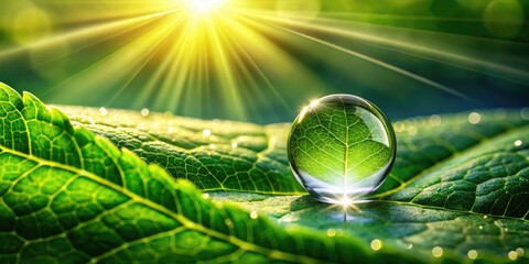 Capture nature's energy:  Precious water droplets, exquisitely framed using the rule of thirds.