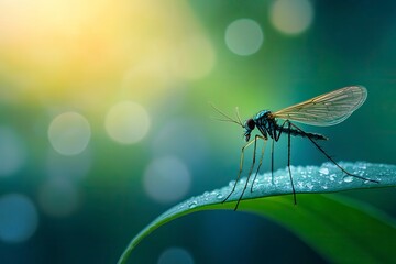 Naklejka premium World Malaria Day , copy space 