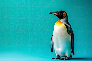 Naklejka premium World Penguin Day, copy space