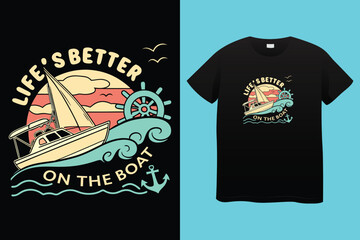 Sailor t shirt design vector