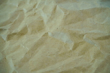 beige crumpled paper texture background