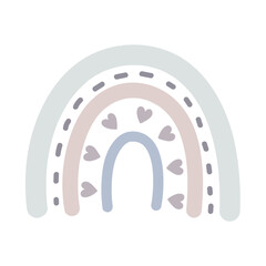 Rainbow Clipart Illustration Design 