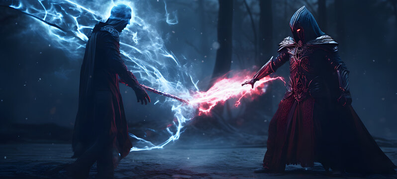 epic necromancer battle 11, ai generative