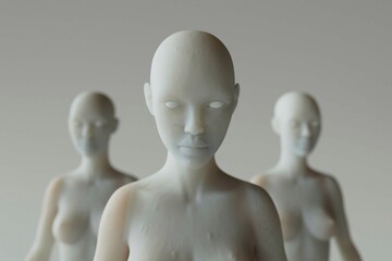 Surreal Mannequin Trio