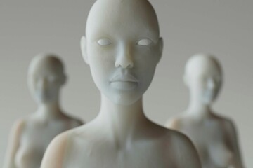 Artificial Intelligence Mannequin Concept