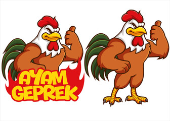 The Secret Recipe for a Scorching Hot Fried Chicken Brand Logo