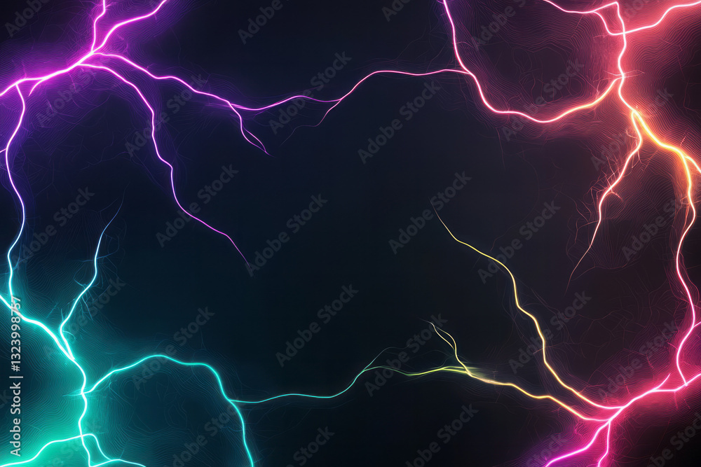 Aufkleber a futuristic digital artwork featuring smoothly glowing neon circuitry dynamically interwoven,