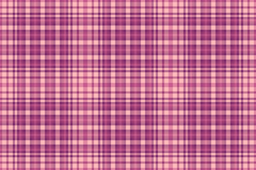 British pattern plaid check, front texture tartan background. Funky vector fabric textile seamless in pink and light colors.