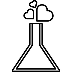 vector illustration of test tube