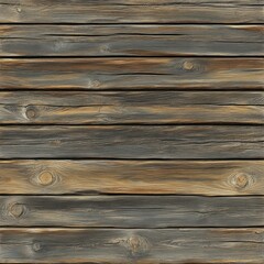 Naklejka premium Weathered horizontal wood planks background.