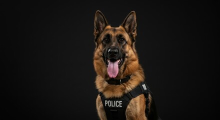 German Shepherd Police K9