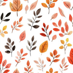 fun cute background wallpaper for presentation pattern simple artistic fall uncrowded nordic inspired, hand illustrated watercolor