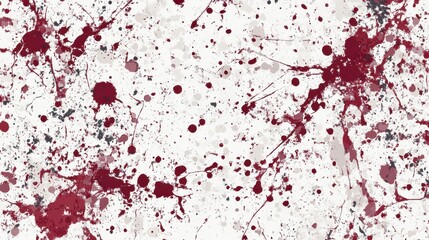 Abstract Red and Grey Ink Splatter Texture Background