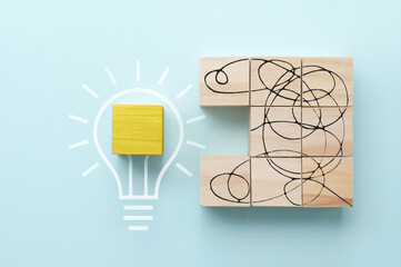 Brainstorming, problem solving concept