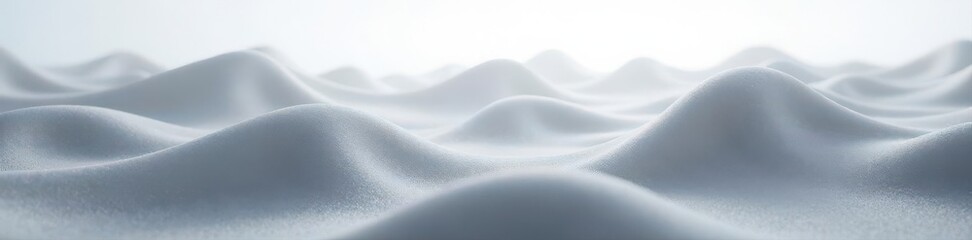 Obraz premium Subtle grayscale wave pattern; ethereal, flowing texture , wallpaper, design, waveform