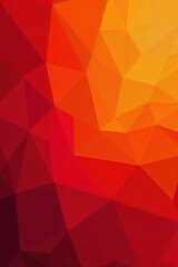 Fototapeta premium Abstract vector background, red orange low-poly design , fiery, shapes