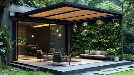 Modern Outdoor Living Space