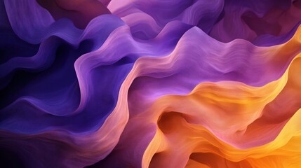 Fototapeta premium Abstract Flowing Fabric, Gradient Colors