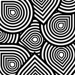 black and white seamless pattern