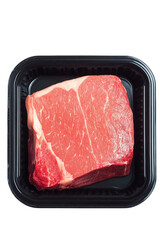 raw beef steak isolated transparent