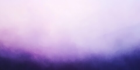 Misty Purple Mountain Landscape: A Dreamy Panorama