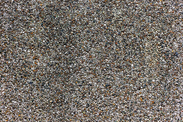 The exterior walls of the building are decorated with grey walls