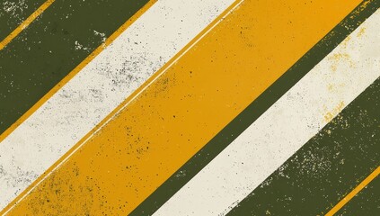 Fototapeta premium Stylish olive and mustard diagonal lines on a contemporary background.