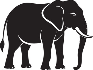 Obraz premium Elephant in the Wild - High-Quality Stock Image