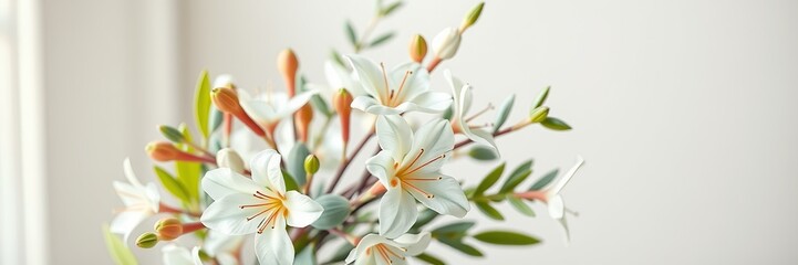 Fototapeta premium Fresh Eucalyptus Bouquet, Elegant Arrangement for Home Decor