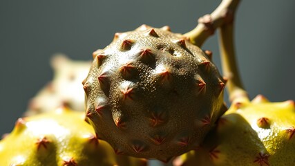 Huito Jagu&aacute; Fruit Display Against Natural Background