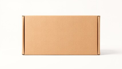 Kraft Cardboard Box Mockup - Eco-Friendly Packaging Design