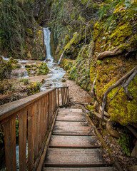 Harbiye Waterfall view in Antakya City of Turkey