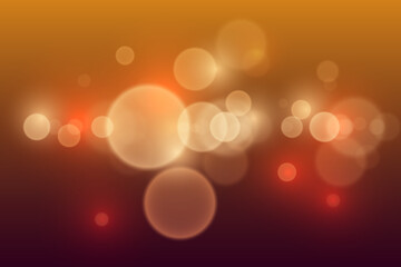 Magic golden bokeh, light lights and sparks. Vector EPS10