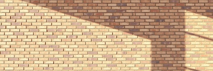 Naklejka premium Rustic Brick Wall Background with Empty Space for Design