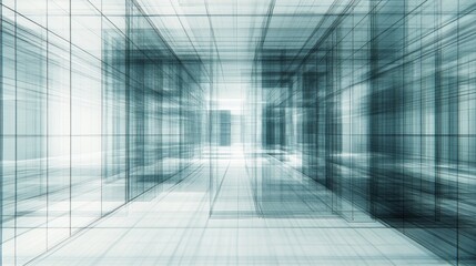 Abstract Architectural Design Modern Building Structure.