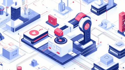 Obraz premium AI-Enhanced Robotic Assembly