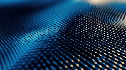 Abstract Blue Grid Texture Background.