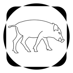  wild boar icon