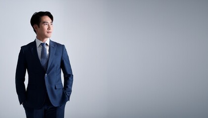 スタイリッシュな男性サラリーマン