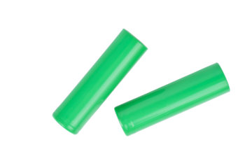 Rechargeable Battery Accumulator on a white background. Top view