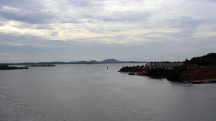 Obraz premium Beautiful view of the sea and islands in Batam