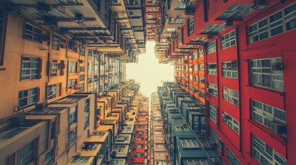 Hong Kong's Dense Urban Skyline.