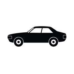 Fototapeta premium Car Silhouette Vector.