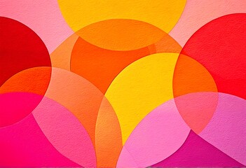 Fototapeta premium Abstract colorful geometric shapes.