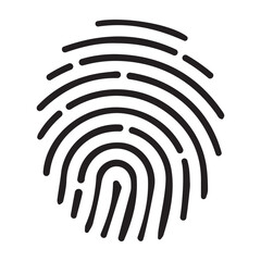 Fingerprint Scan Icon for Fingerprint Recognition