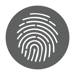 Fingerprint Scan Icon for Fingerprint Recognition - Secure Authentication