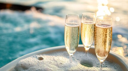 Luxurious Honeymoon Retreat: Couples Spa Pampering and Champagne Delight