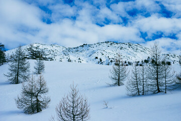 Les Alpes du Sud sous la neige  