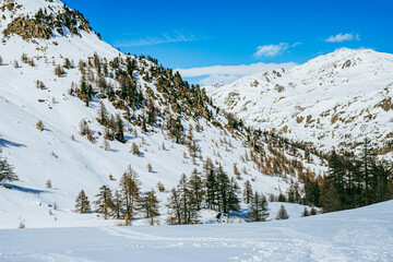 Les Alpes du Sud sous la neige  